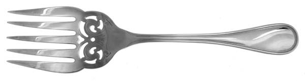 Albi (Silverplate) Solid Pierced Fish Serving Fork