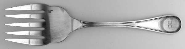 Albi (Silverplate) Large Solid Fish Serving Fork