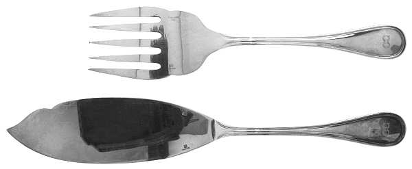 Albi (Silverplate) 2 Piece Large Solid Fish Serving Set
