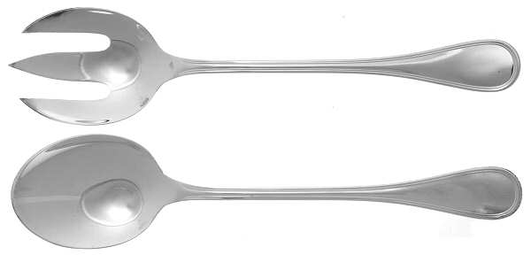 Albi (Silverplate) (2 Pc) Solid Salad Set