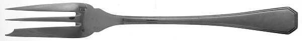 America (Silverplate, 1933) Solid Serving Fork by Christofle France
