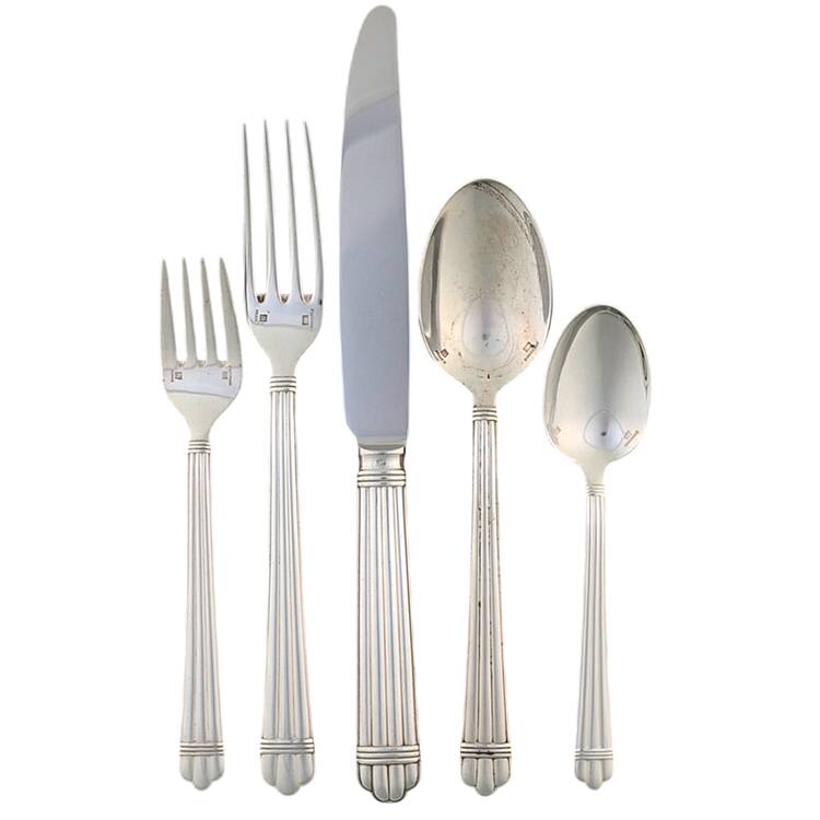 Aria (Silverplate, 1984) 40 Piece Estate Set