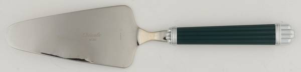 Aria-Green (Stainless) Pie Server with Stainless Blade