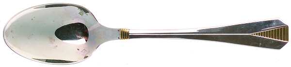 Atlantide Gold (Silverplate, Gold Accent) Teaspoon