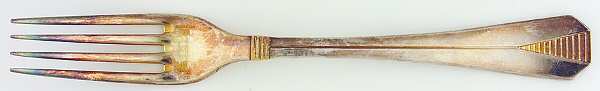 Atlantide Gold (Silverplate, Gold Accent) Fork