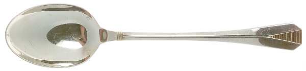 Atlantide Gold (Silverplate, Gold Accent) Solid Serving Spoon