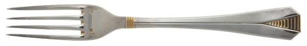 Atlantide Gold (Silverplate, Gold Accent) Fork