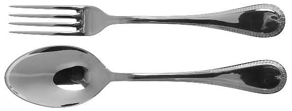 Beauharnais (Stainless) Solid Serving Set