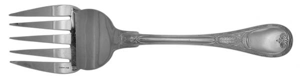 Brienne (Sterling, 1991) Large Solid Fish Serving Fork
