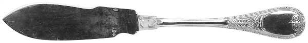 Brienne (Sterling, 1991) Flat Handle Master Butter Knife