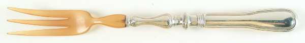 Chinon (Silverplate, 1862) Salad Serving Fork with Horn Tines