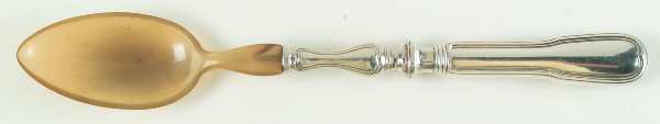 Chinon (Silverplate, 1862) Salad Serving Spoon with Horn Bowl