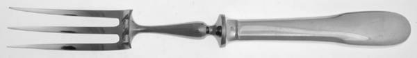 Cluny (Silverplate, 1963) Large Stainless-Prong Roast Carving Fork