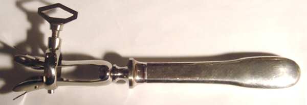 Cluny (Silverplate, 1963) Hollow Handled Bone Holder with Clamp
