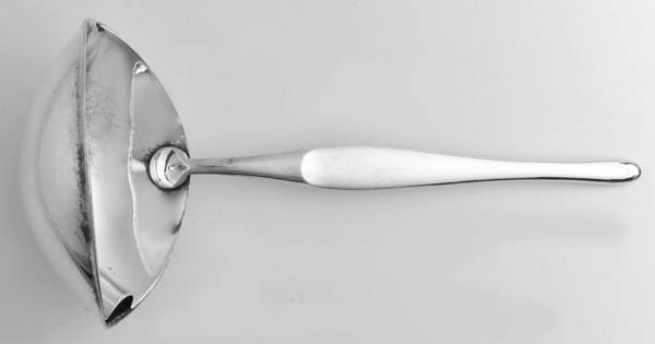 Duo (Silverplate) Dessert Ladle, Solid Piece