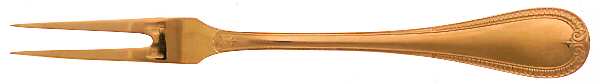Malmaison-Gold (Gold Electroplate) Snail Fork