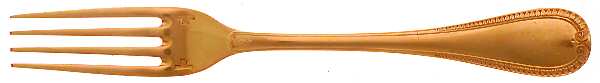 Malmaison-Gold (Gold Electroplate) Dessert Fork