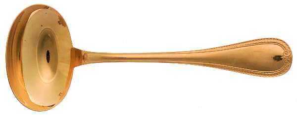 Malmaison-Gold (Gold Electroplate) Solid Gravy Ladle
