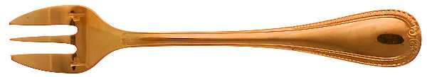 Malmaison-Gold (Gold Electroplate) Oyster Fork