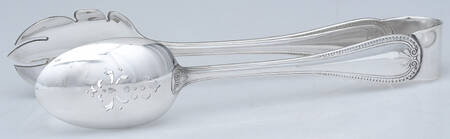 Malmaison (Silverplate, 1967) Ice Serving Tongs Large HC