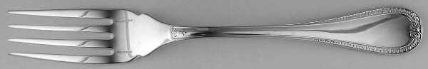Malmaison (Sterling) Individual Solid Fish Fork by Christofle France