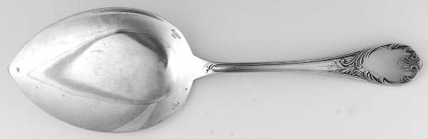 Marly (Silverplate, Satin Handle) Solid Ice Cream Serving Ladle