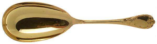 Marly (Gold Electroplate) Solid Rice/Potato Spoon