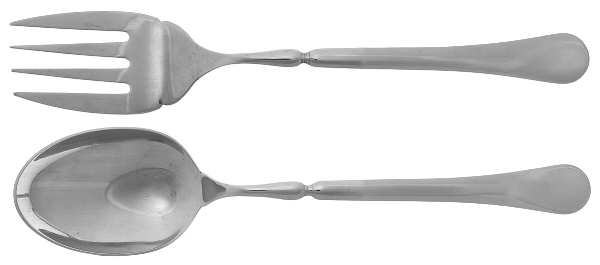Oasis (Stainless-Glossy) Solid Serving Set