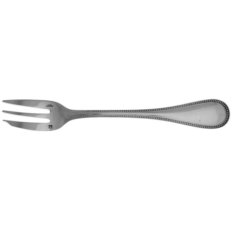 Perles (Silverplate, 1890) Fork-Pastry by Christofle France