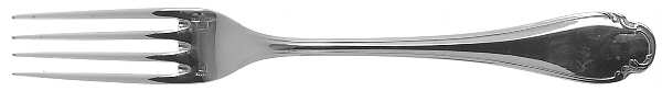 Pompadour (Silverplate) Dessert Fork