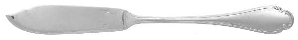 Pompadour (Silverplate) Individual Solid Fish Knife
