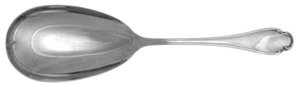 Pompadour (Silverplate) Solid Rice/Potato Spoon
