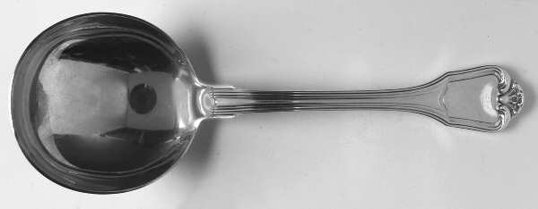 Port Royal (Silverplate) Dessert Ladle, Solid Piece