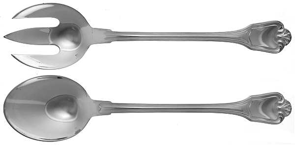 Port Royal (Silverplate) (2 Pc) Solid Salad Set