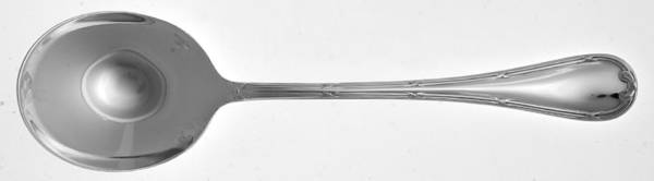 Rubans (Silverplate, 1926) Round Bowl Soup Spoon (Cream Soup)