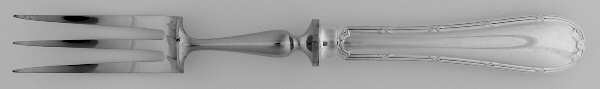 Rubans (Silverplate, 1926) Large Stainless-Prong Roast Carving Fork