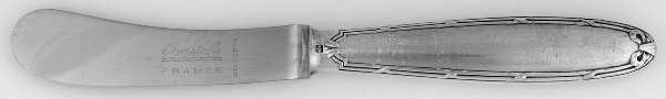 Rubans (Silverplate, 1926) Butter Spreader Hollow Hdl-Paddle/Stainless Blade