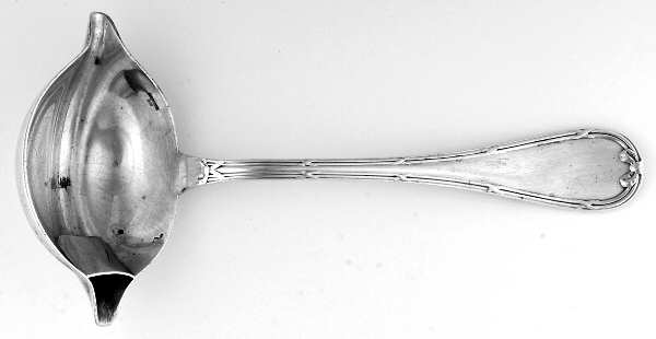 Rubans (Silverplate, 1926) Solid Fat & Lean Gravy Ladle