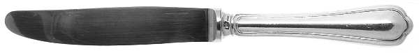 Spatours (Silverplate, 1862, No Monograms) Pastry Knife with Stainless Blade