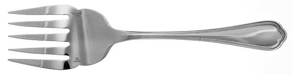 Spatours (Silverplate, 1862, No Monograms) Large Solid Fish Serving Fork