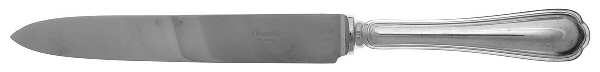 Spatours (Silverplate, 1862, No Monograms) Large Stainless Blade Roast Carving Knife