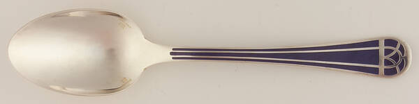Talisman-Blue (Silverplate, 1995) Oval Place Soup Spoon