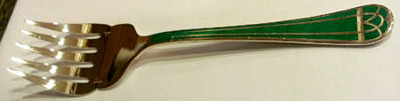 Talisman (Silverplate) Large Solid Fish Serving Fork