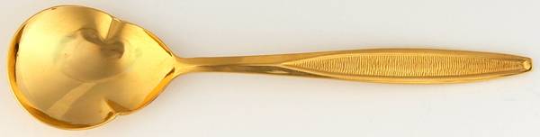CUD2 (Gold Electroplate) Sugar Spoon