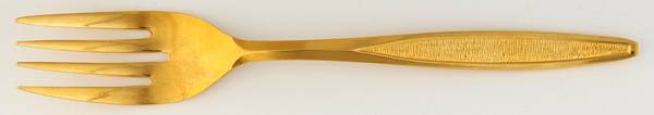 CUD2 (Gold Electroplate) Individual Salad Fork