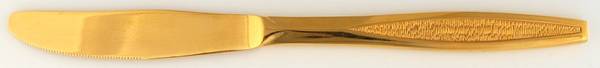 CUD2 (Gold Electroplate) Modern Solid Knife