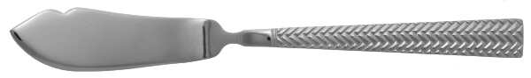 Basketweave (Stainless) Flat Handle Master Butter Knife