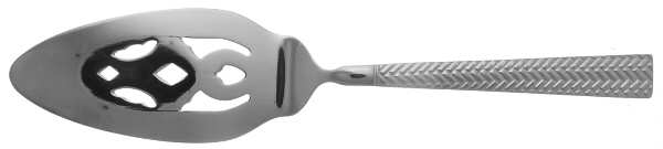 Basketweave (Stainless) Pierced All Stainless Pie Server
