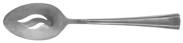 Geo (Stainless, Glossy) Pierced Tablespoon (Serving Spoon)