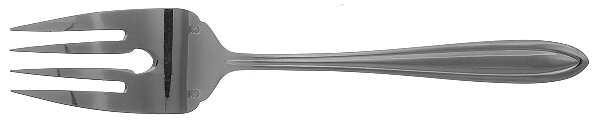 Weston (Stainless) Large Solid Cold Meat Serving Fork